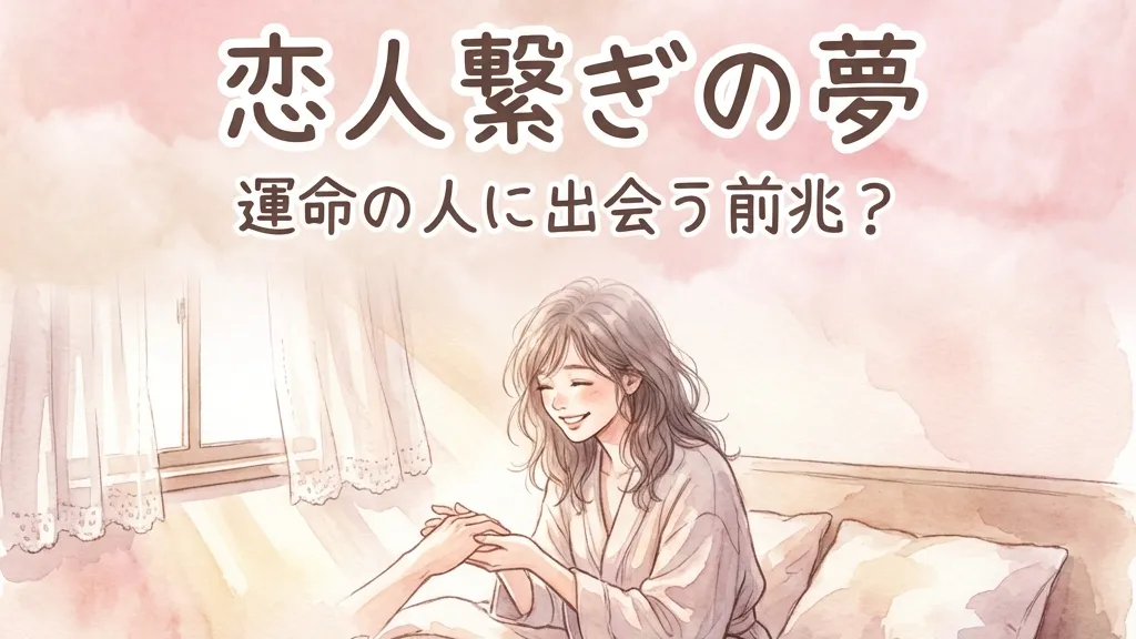 知らない人と恋人繋ぎをする夢は“理想のパートナー”出現の前兆?運命を引き寄せる3つのアクション